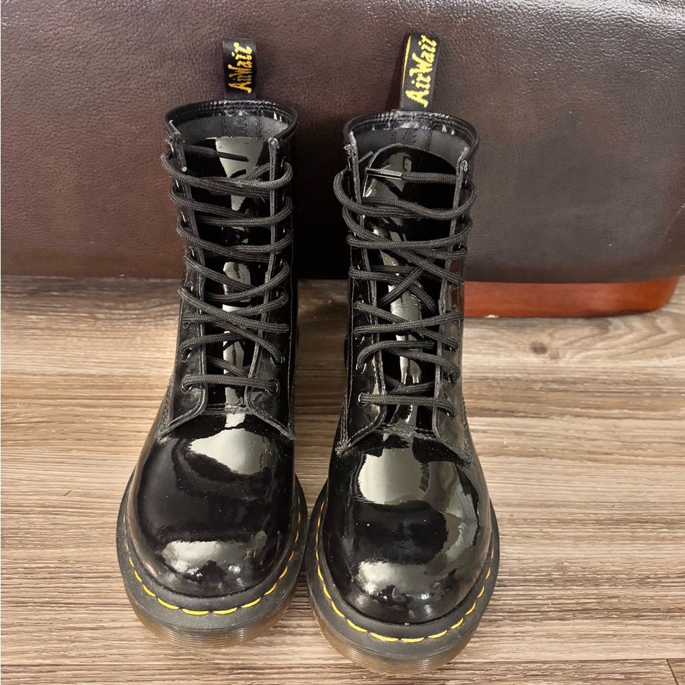 Dr. Martens 1460 Women’s Patent Leather Lace Up Boots